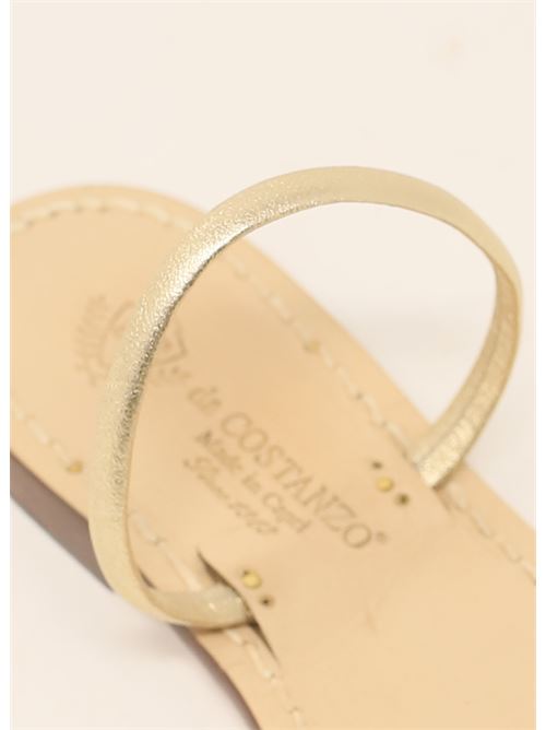 sandali capresi gioiello oro Da Costanzo | FASCIACONANELLOSTRASSORO